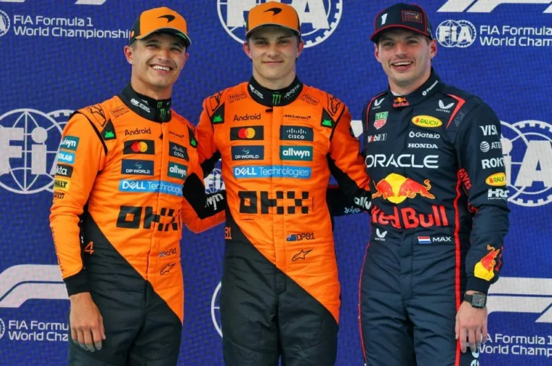Norris piastri verstappen