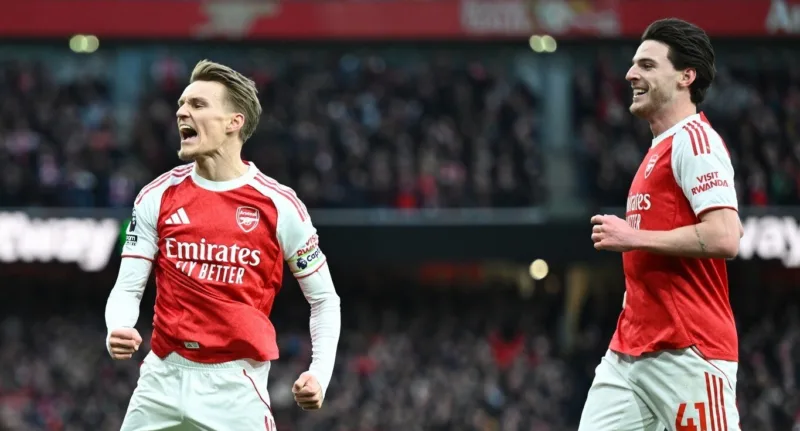 Arsenal rice odegaard