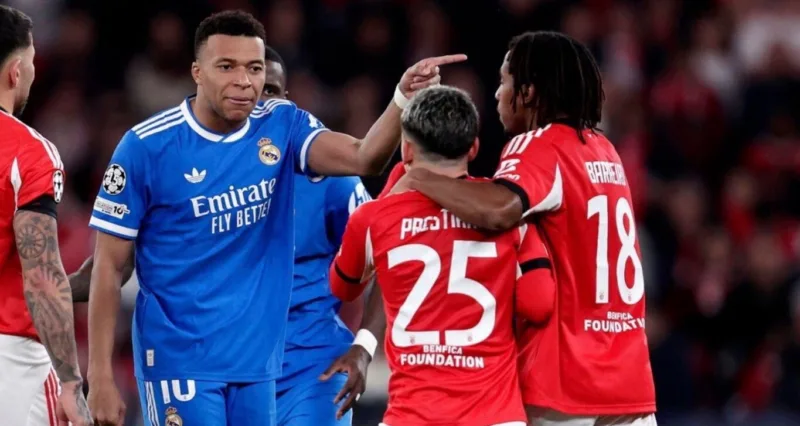 Mbappe benfica prestianni