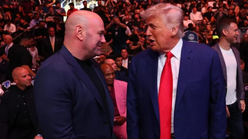 Trump dana white