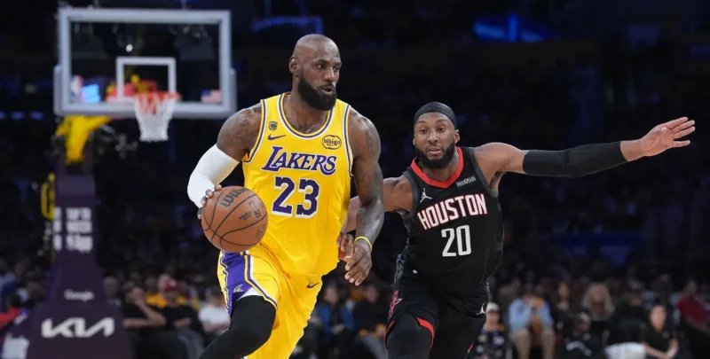 Lakers rockets lebron james