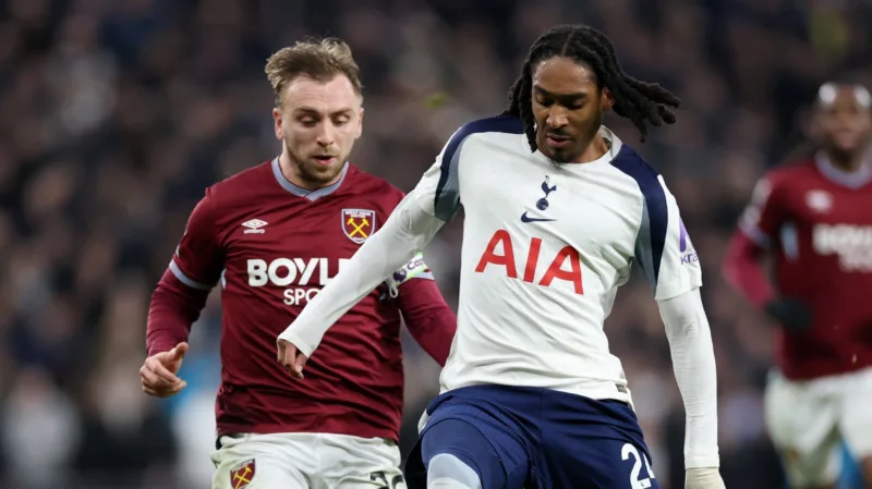 West ham tottenham spence bowen