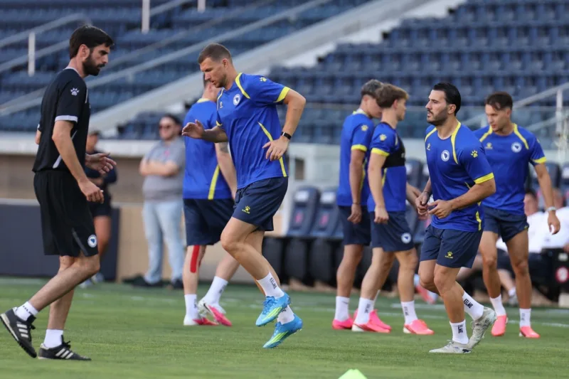 Dzeko trening usa