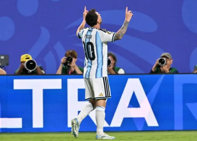 Messi argentina slavlje