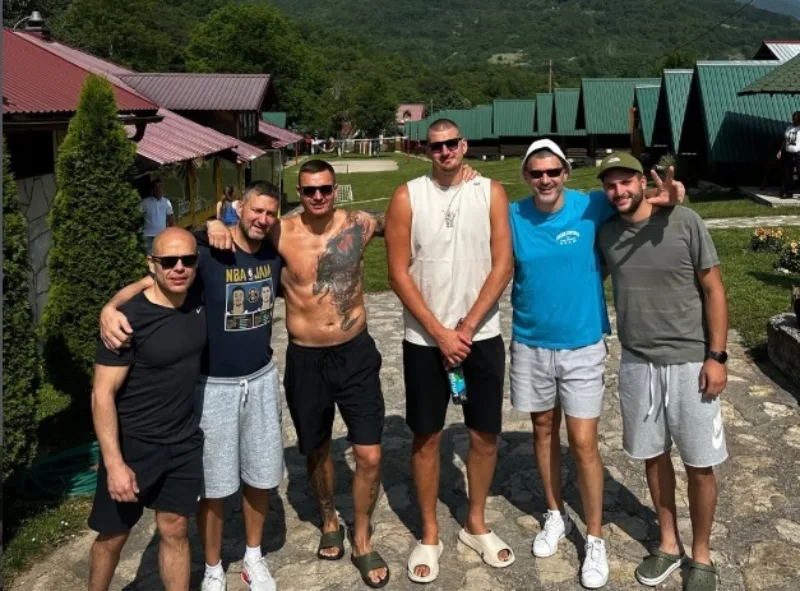 Jokic rafting