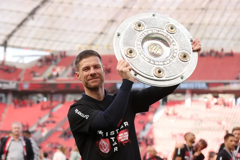 Xabi Alonso Bundesliga title Bayer Leverkusen