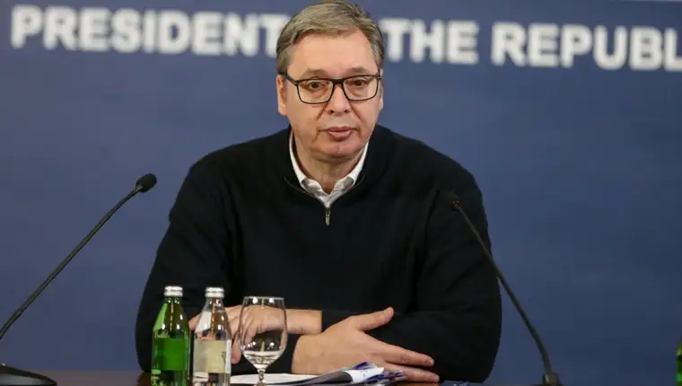 AA 20251125 39800483 39800480 OBRACANJE PREDSJEDNIKA SRBIJE ALEKSANDRA VUCICA