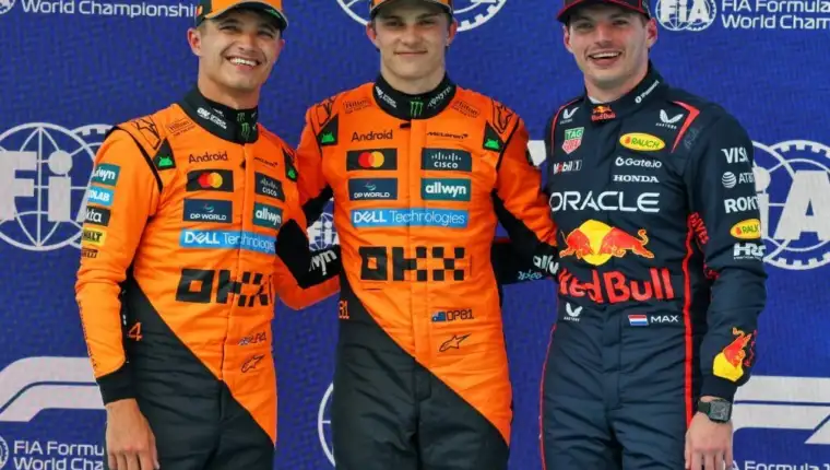 Norris piastri verstappen