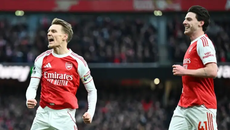 Arsenal rice odegaard