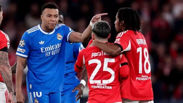 Mbappe benfica prestianni