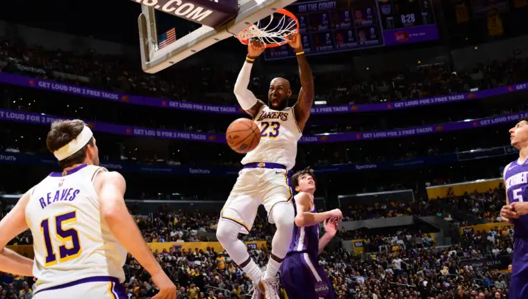 Lakers kings lebron james