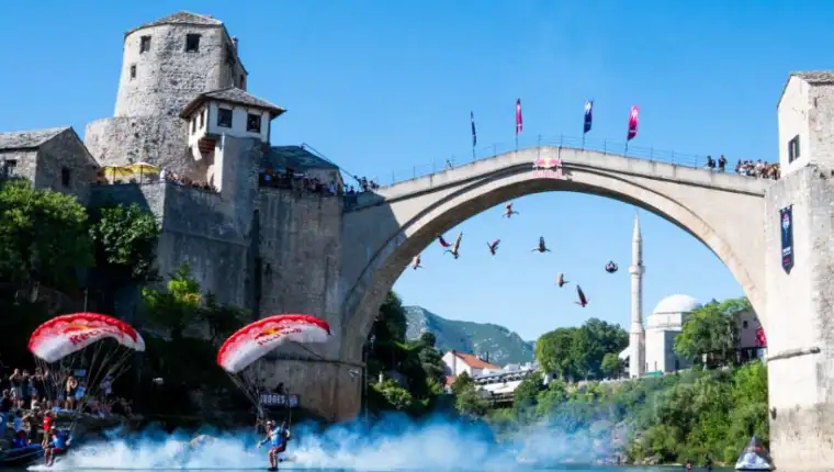 Cliff diving mostar 45
