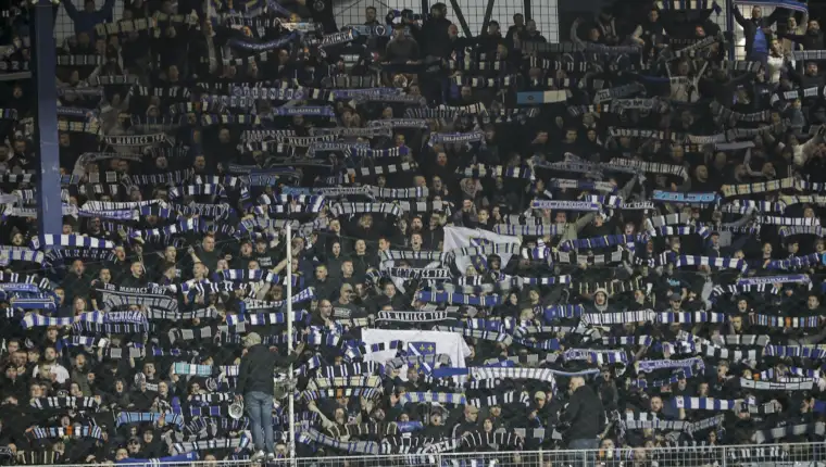 AA 20260404 41016297 41016292 SARAJEVSKI DERBI ZELJEZNICAR SARAJEVO navijaci