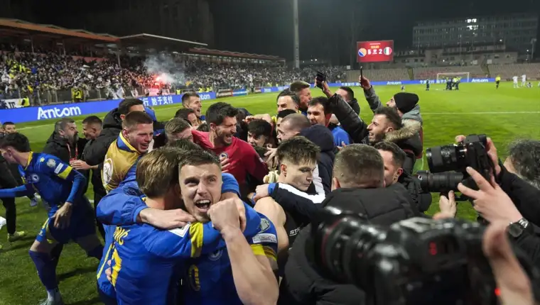 AA 20260331 40979943 40979921 BIH POBJEDOM PROTIV ITALIJE IZBORILA PLASMAN NA SP