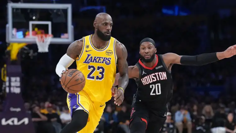 Lakers rockets lebron james