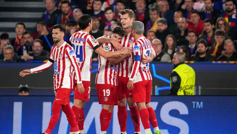 Fc barcelona v atletico de madrid uefa champions league 2025 26 quarter final first leg 2