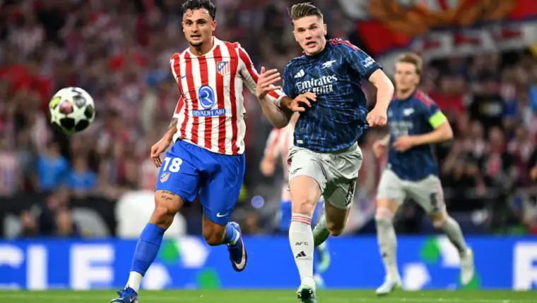 Atletico de madrid v arsenal fc uefa champions league 2025 26 semi final first leg