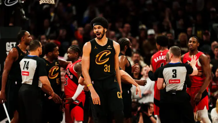 Cleveland cavaliers toronto raptors allen