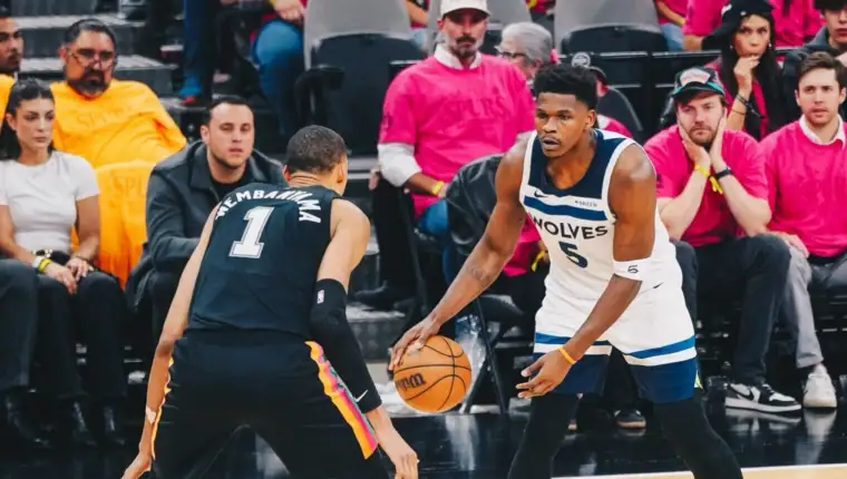 Spurs minnesota timberwolves wembanyama edwards