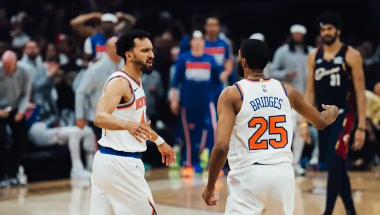 Knicks bridges shamet