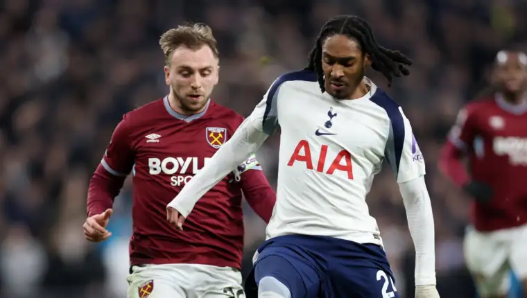 West ham tottenham spence bowen