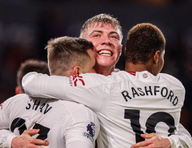 Hojlund Shaw Rashford