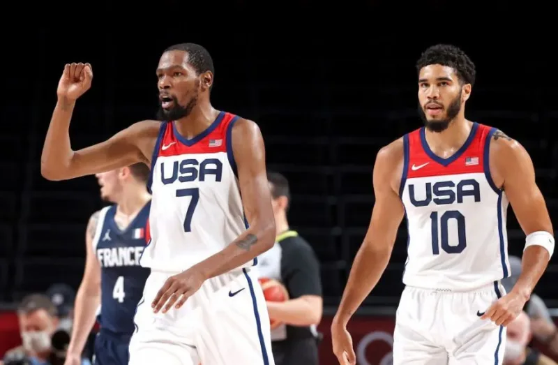 Kevin durant jayson tatum sad usa kosarka nba