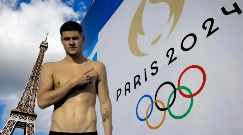 Jovan lekic plivanje olimpijske igre pariz