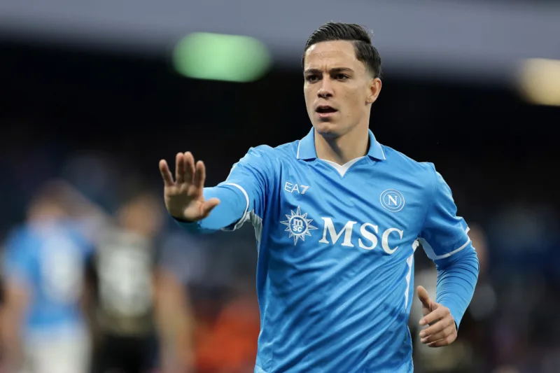 Giacomo Raspadori Napoli celebrate