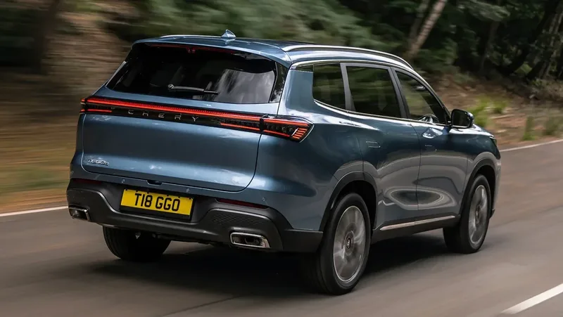 CHERY TIGGO 8 rear 3 4 blue k6rl9o