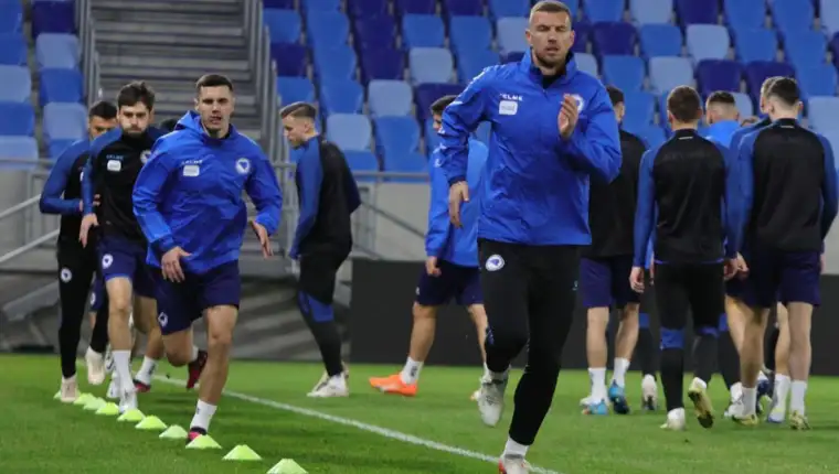 Dzeko trening