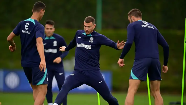 Dzeko trening1