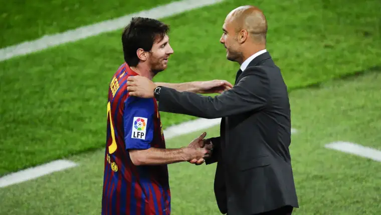 Lionel messi pep guardiola