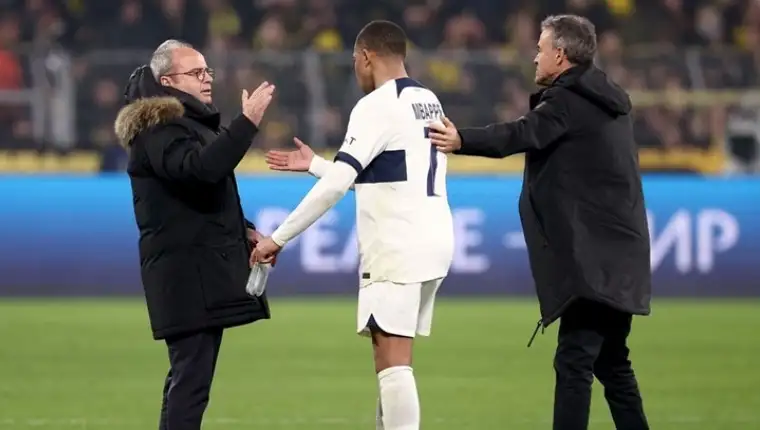 Kylian mbappe luis enrique psg