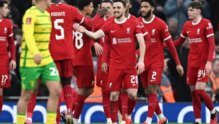 Liverpool norwich city fa kup