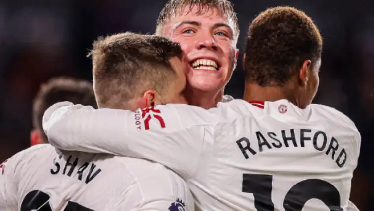 Hojlund Shaw Rashford