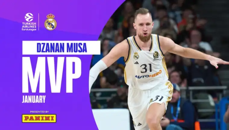 Www euroleaguebasket com Dzanan Musa MVP
