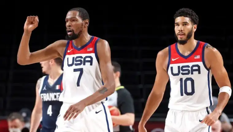 Kevin durant jayson tatum sad usa kosarka nba