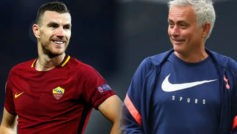 Edin Dzeko Jose Mourinho 2