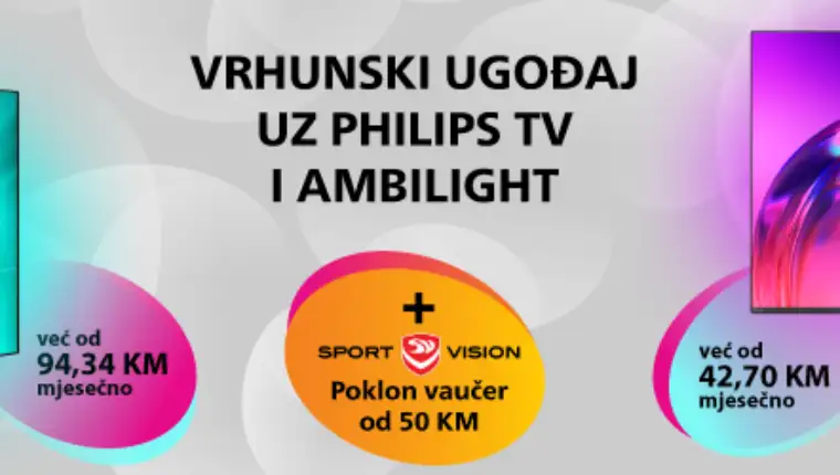 BHT Philips Ambilight TV 970x250