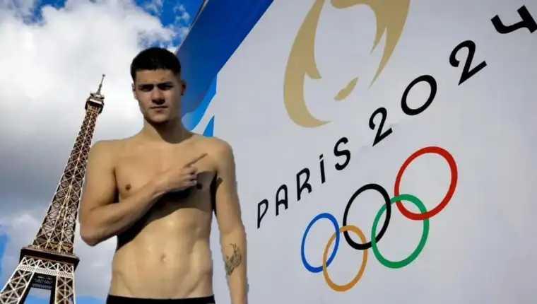Jovan lekic plivanje olimpijske igre pariz