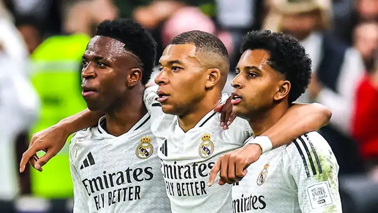 Real madrid vinicius junior klyian mbape rodrygo