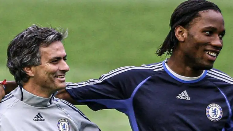 Drogba i Mourinho