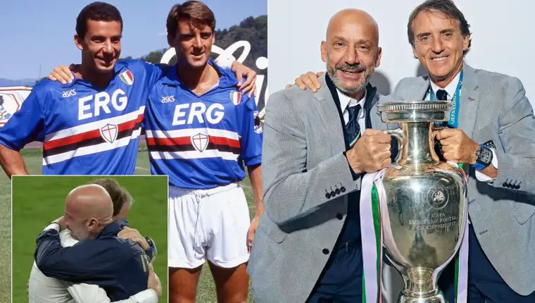 Sampdoria gianluca vialli roberto mancini