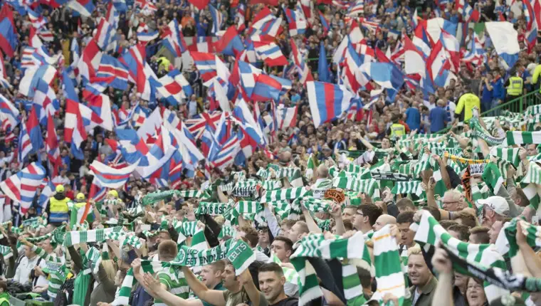 Old firm arrests down celtic rangers