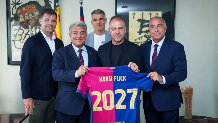 Barcelona hansi flick