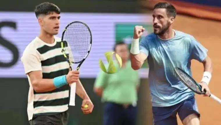 Damir dzumhur carlos alcaraz