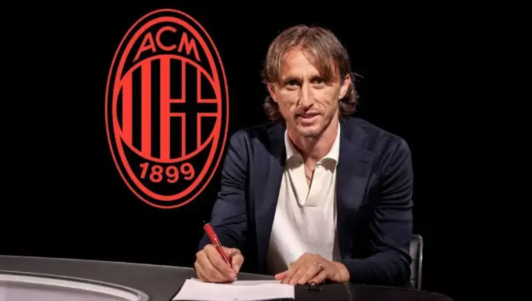 Ac milan luka modric