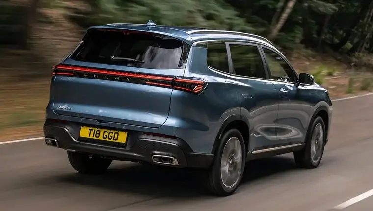 CHERY TIGGO 8 rear 3 4 blue k6rl9o